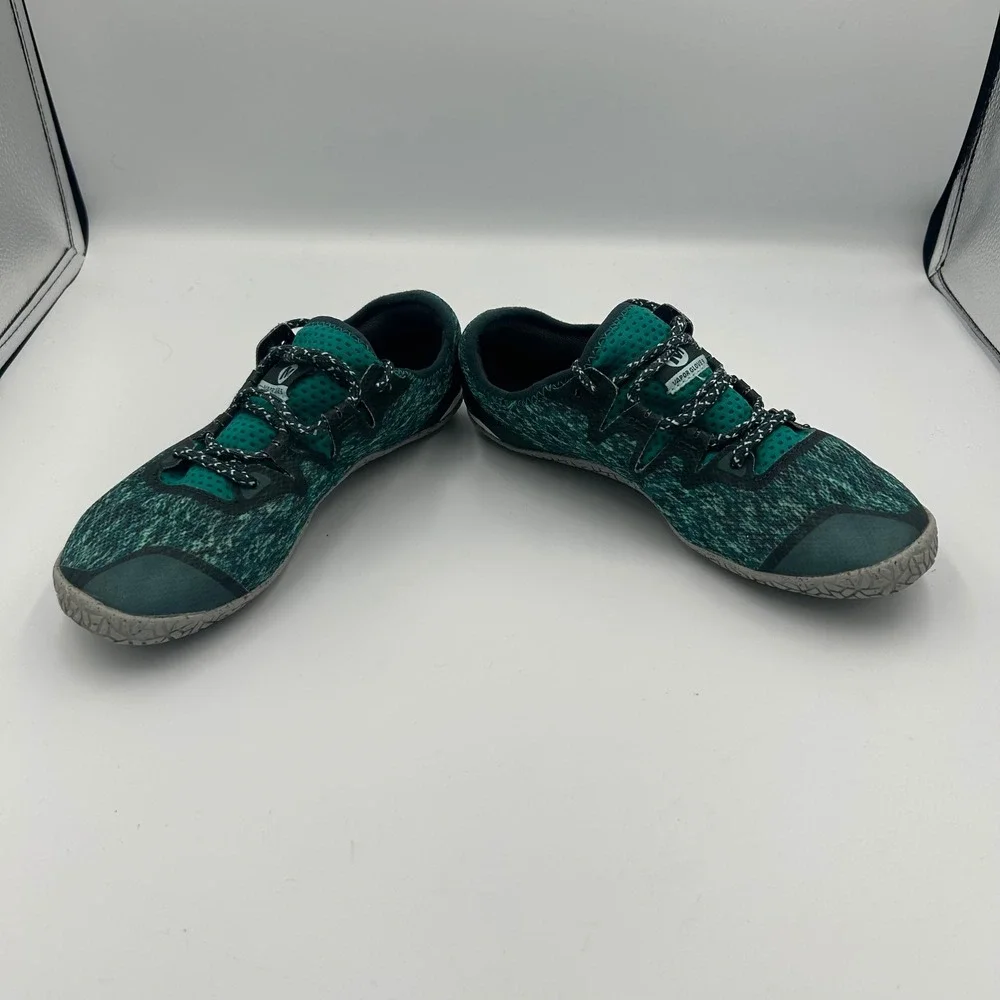 Merrell Vapor Glove 5 Women Size 8 Teal Green Barefoot Running Shoes J135378